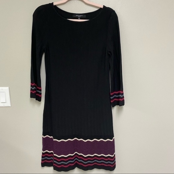 Nine West Dresses & Skirts - Nine West Zig Zag Knit Dress